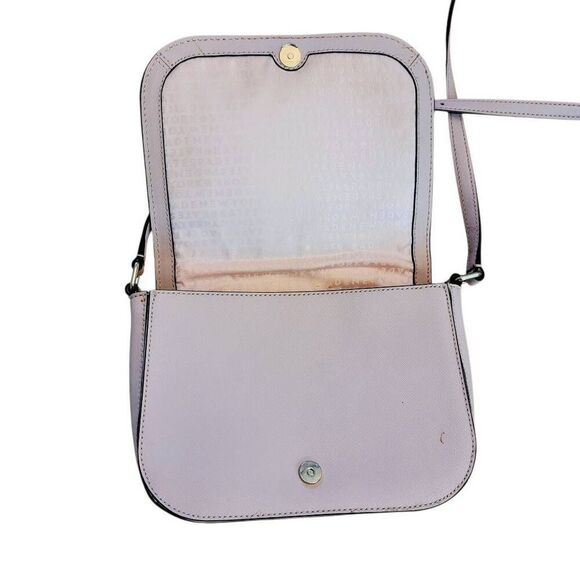 Kate Spade Lightest Blush Pink Rhinestone Bow Flap Crossbody Shoulder Bag - Picture 11 of 16